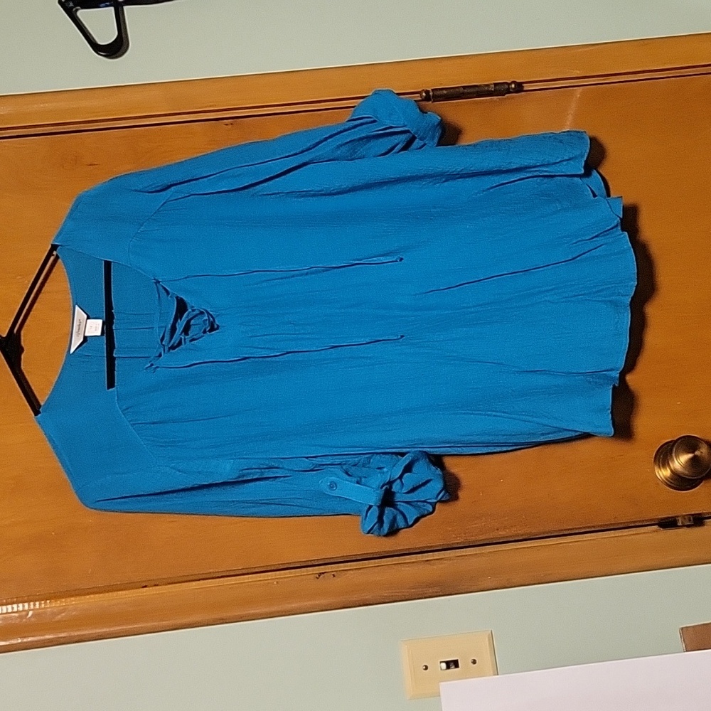 Cj banks 3/4 sleeve blouse